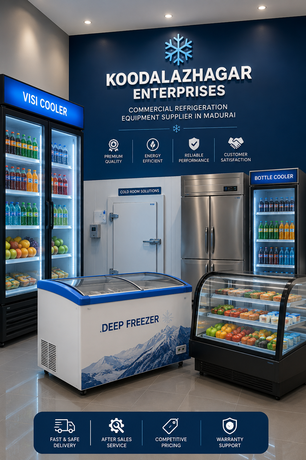 Commercial Refrigeration Equipment Supplier in Madurai